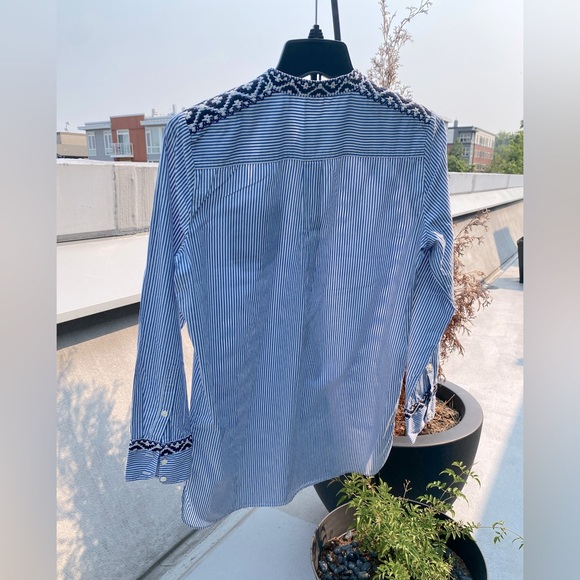 J Crew Cotton Tunic with Embroidered Details - Picture 9 of 9